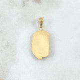 Dije Rosto Jesus 2.1gr / 3.2cm / Mate Oro Amarillo 18K