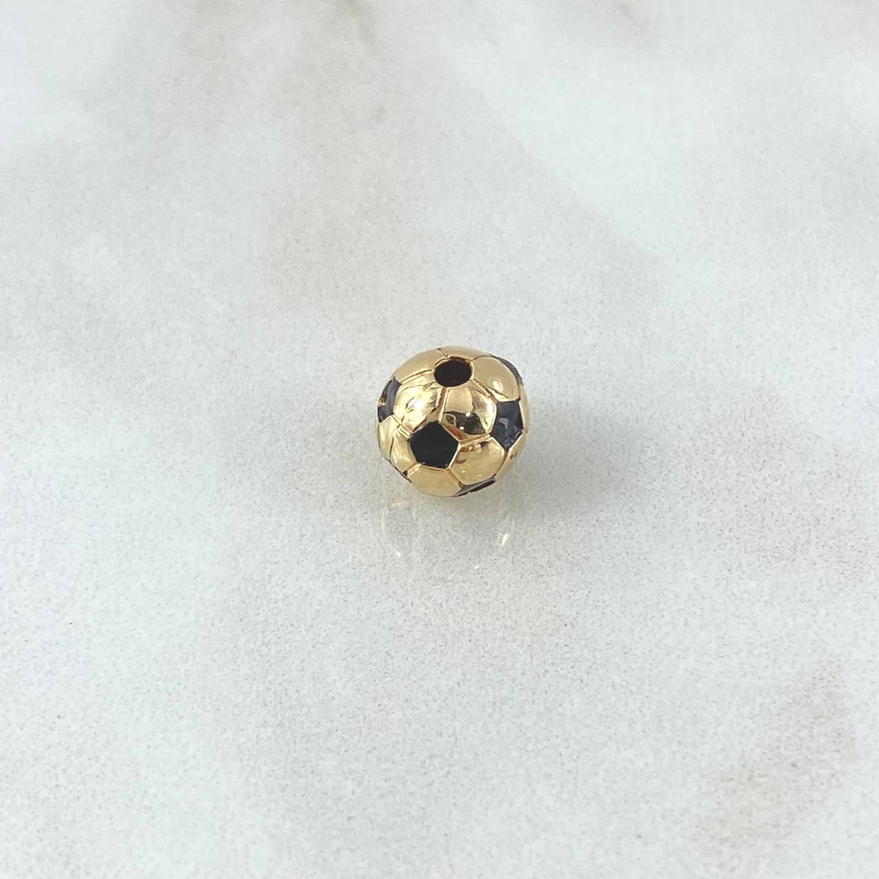 Herraje Balon De Futbol 1.75gr / 8mm Oro Amarillo 18K