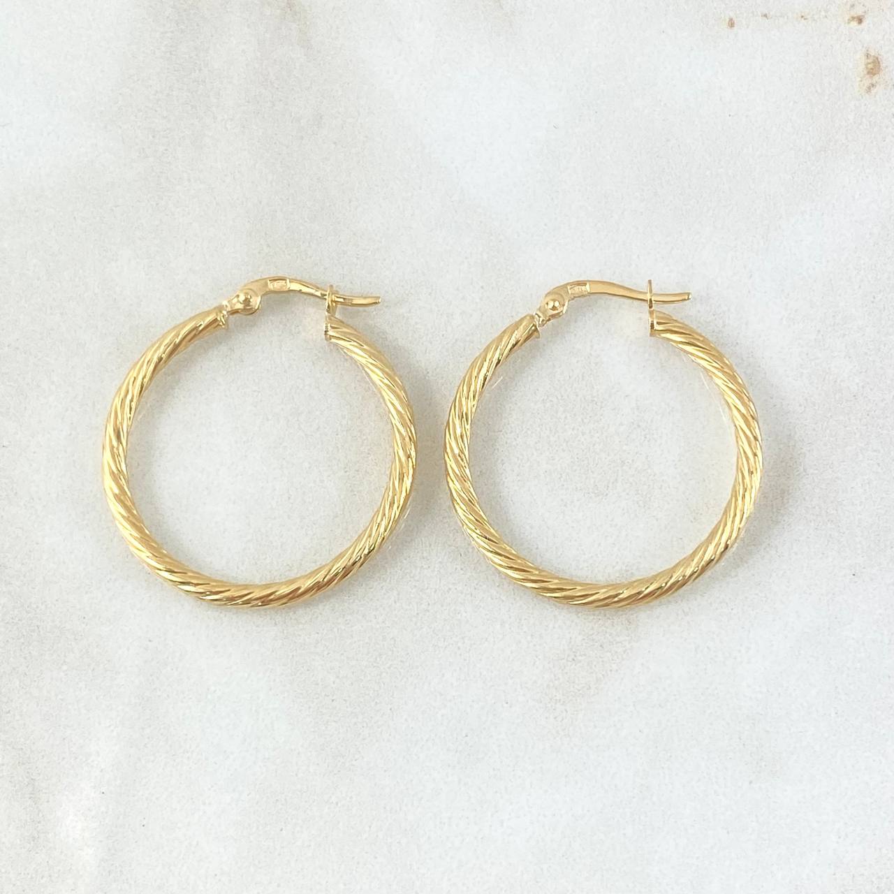 Candongas Mary 1.95gr / 3cm / Oro Amarillo 18K ©