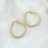 Candongas Mary 2.05gr / 3cm / Oro Amarillo 18K