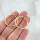 Candongas Mary 2.05gr / 3cm / Oro Amarillo 18K
