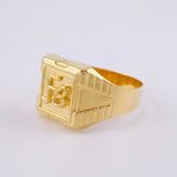 Anillo Sello Fe 3.05g / T9 3/4 Oro Amarillo 18K