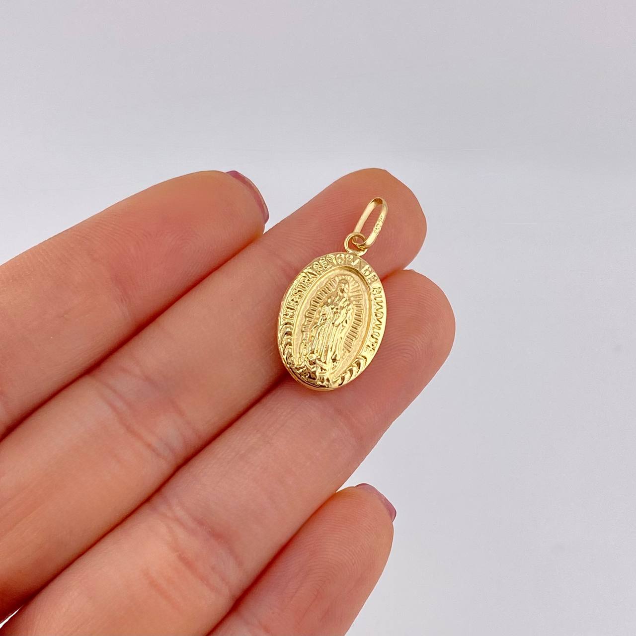 Dije Virgen de Guadalupe 1.2g / 2.8cm Oro Amarillo 18K