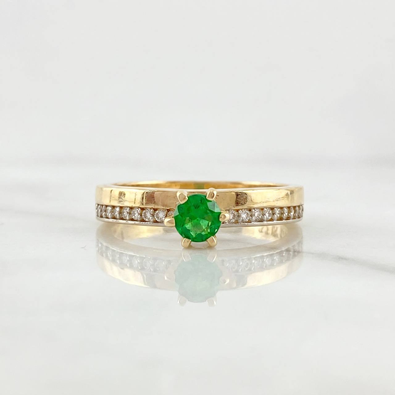 Anillo Solitario Churumbela 2.65g / T6 3/4 Oro Amarillo 18K