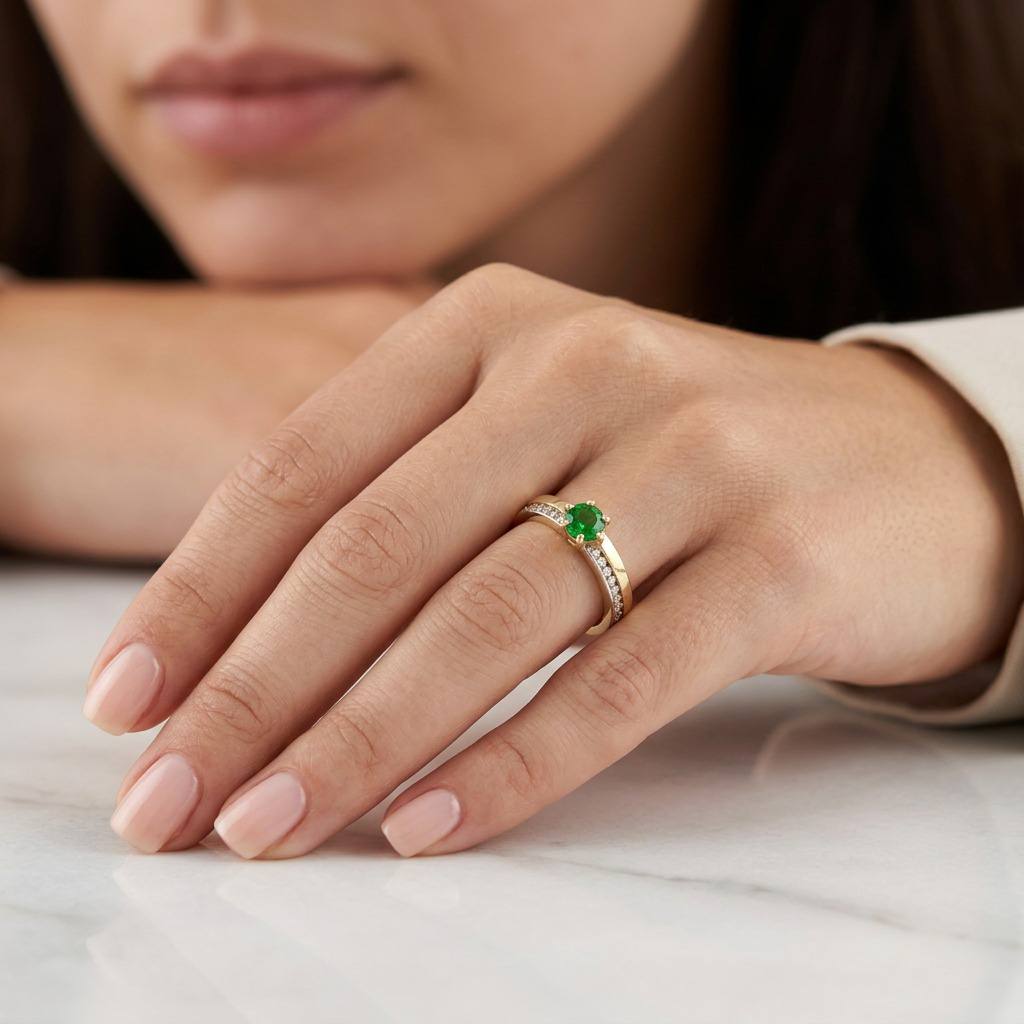 Anillo Solitario Churumbela 2.65g / T6 3/4 Oro Amarillo 18K