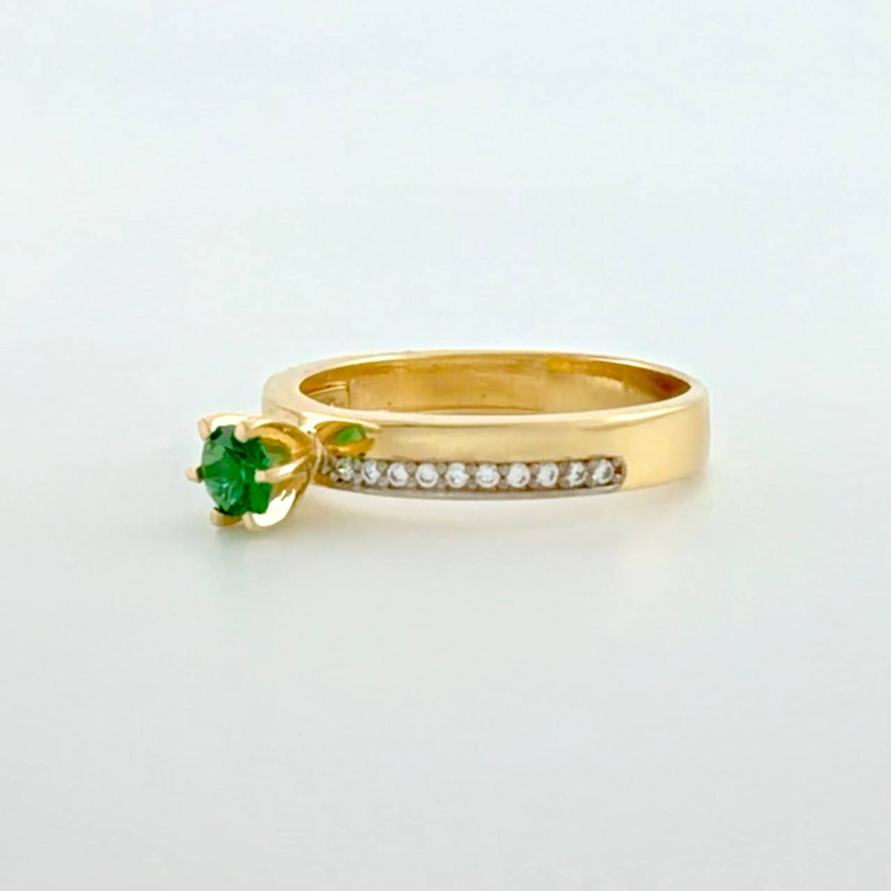 Anillo Solitario Churumbela 2.65g / T6 3/4 Oro Amarillo 18K