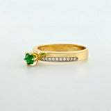 Anillo Solitario Churumbela 2.65g / T6 3/4 Oro Amarillo 18K