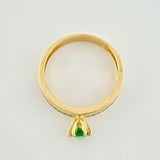 Anillo Solitario Churumbela 2.65g / T6 3/4 Oro Amarillo 18K