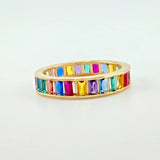 Anillo Carril Tupido 2g / T5 1/4 Oro Amarillo 18K