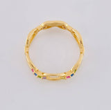 Anillo Cubano 1.7g / T5 1/4 Oro Amarillo 18K