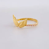 Anillo Alas de Angel 1.3g / T4 3/4 Oro Amarillo 18K