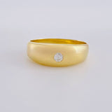 Anillo Solitario Chispa 3.55g / T6 1/2 Oro Amarillo 18K