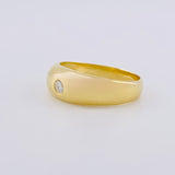 Anillo Solitario Chispa 3.55g / T6 1/2 Oro Amarillo 18K