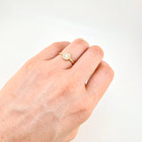 Anillo Halo Canasta 2.15g / T5 3/4 Oro Amarillo 18K