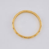 Anillo Churumbela Circonita 1.4g / T6 Oro Amarillo 18K