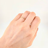 Anillo Churumbela Circonita 1.45g / T6 1/4 Oro Amarillo 18K