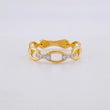 Anillo Cubano 1.85g / T7 Oro Amarillo 18K