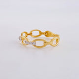 Anillo Cubano 1.85g / T7 Oro Amarillo 18K