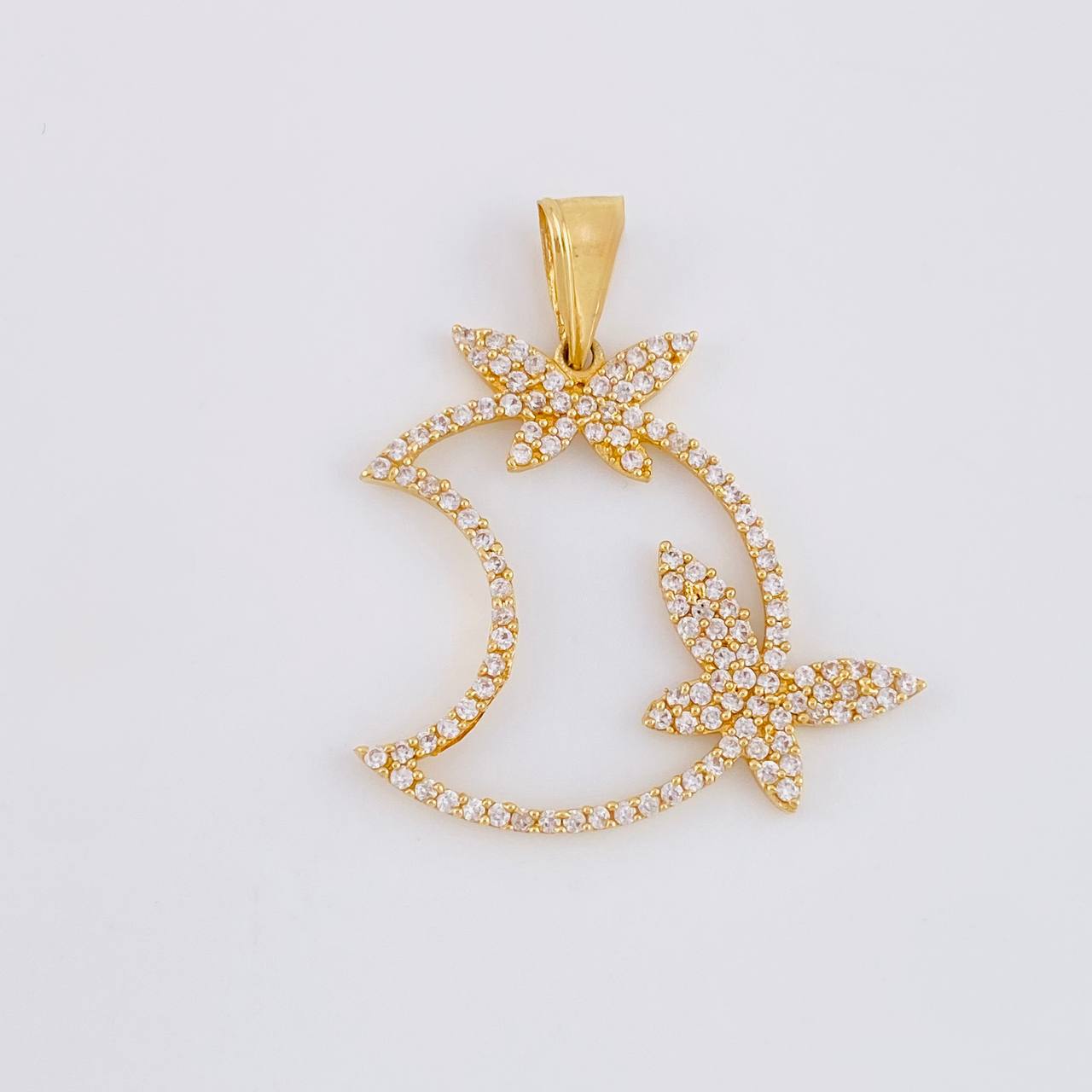 Dije Luna de Fantasía 3.6g / 3.7cm Oro Amarillo 18K