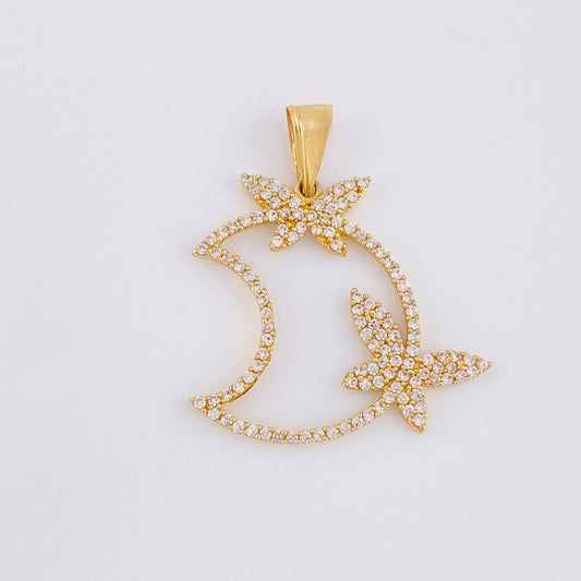 Dije Luna de Fantasía 3.6g / 3.7cm Oro Amarillo 18K
