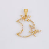 Dije Luna de Fantasía 3.6g / 3.7cm Oro Amarillo 18K