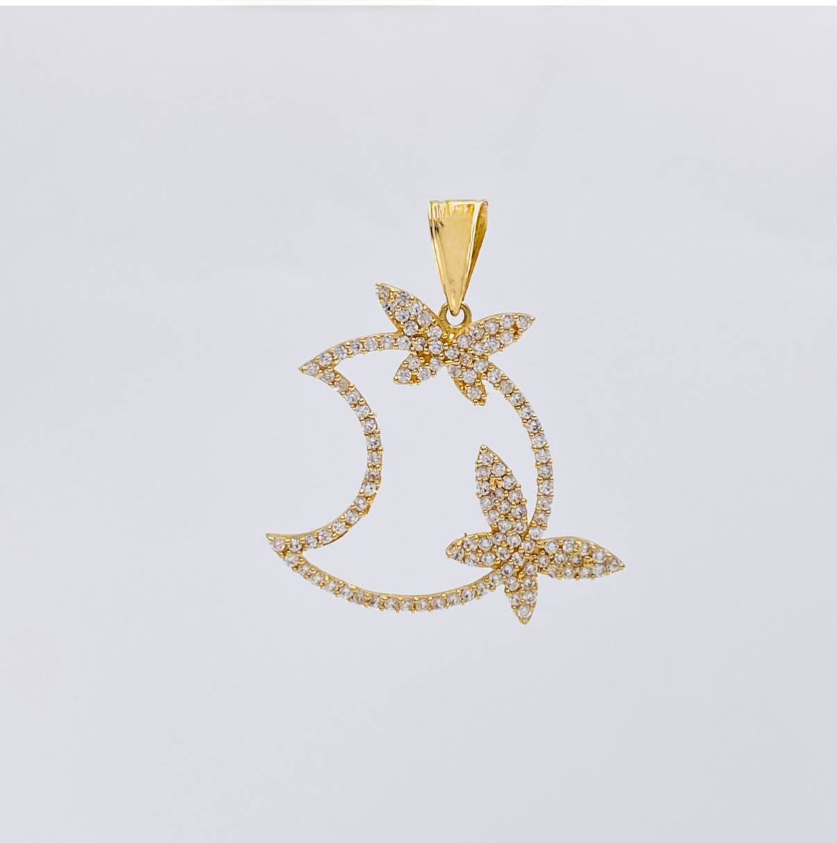 Dije Luna de Fantasía 3.6g / 3.7cm Oro Amarillo 18K