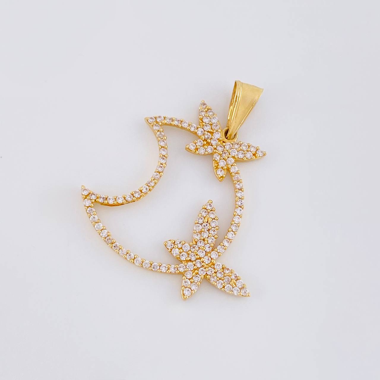 Dije Luna de Fantasía 3.6g / 3.7cm Oro Amarillo 18K