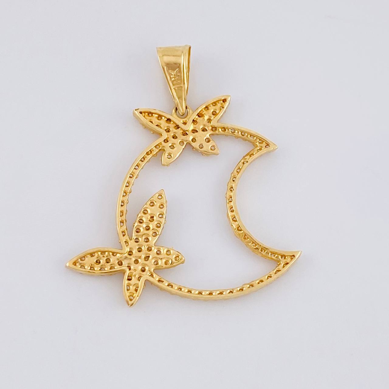 Dije Luna de Fantasía 3.6g / 3.7cm Oro Amarillo 18K