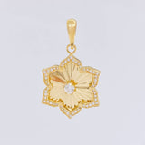 Dije Flor de Loto 3.45g / 3.3cm Oro Amarillo 18K