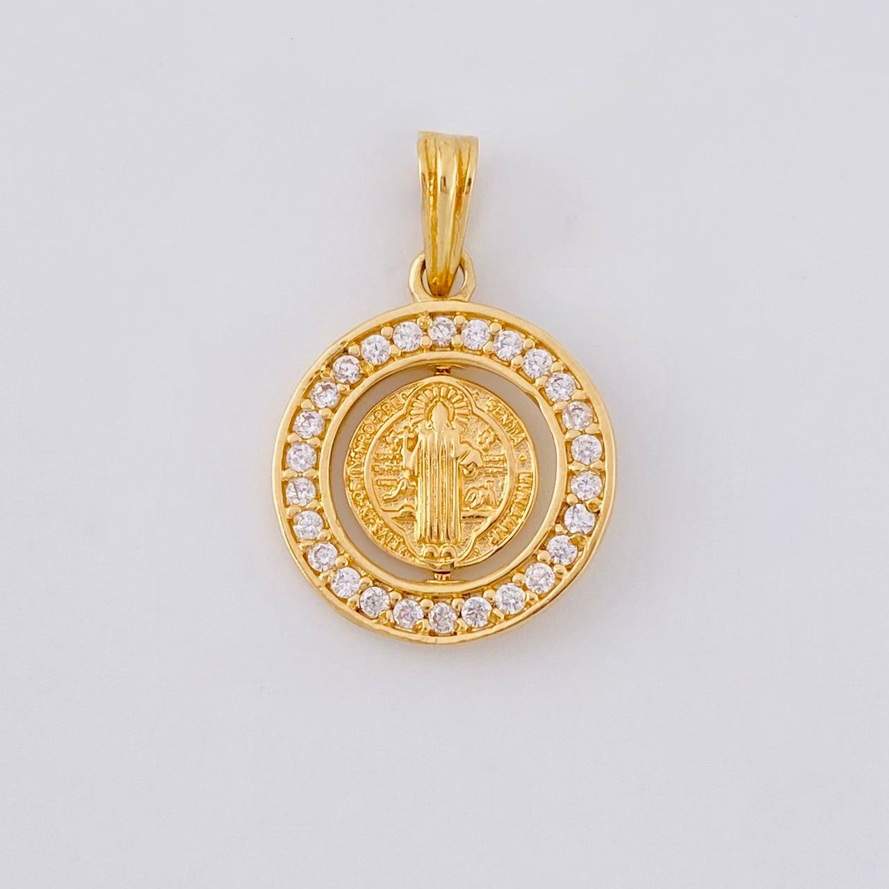 Dije San Benito Movil 2g / 2.2cm Oro Amarillo 18K