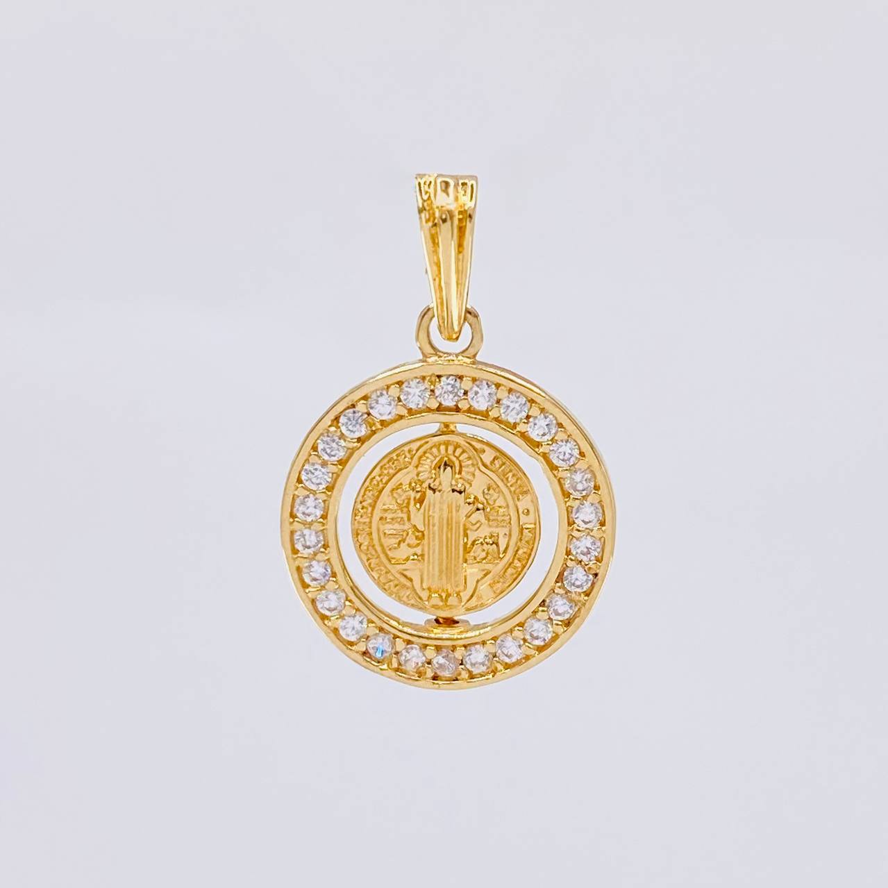 Dije San Benito Movil 2g / 2.2cm Oro Amarillo 18K