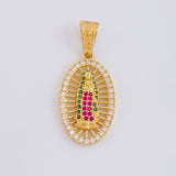 Dije Virgen de Guadalupe 3.45g / 3.3cm Oro Amarillo 18K