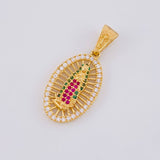 Dije Virgen de Guadalupe 3.45g / 3.3cm Oro Amarillo 18K