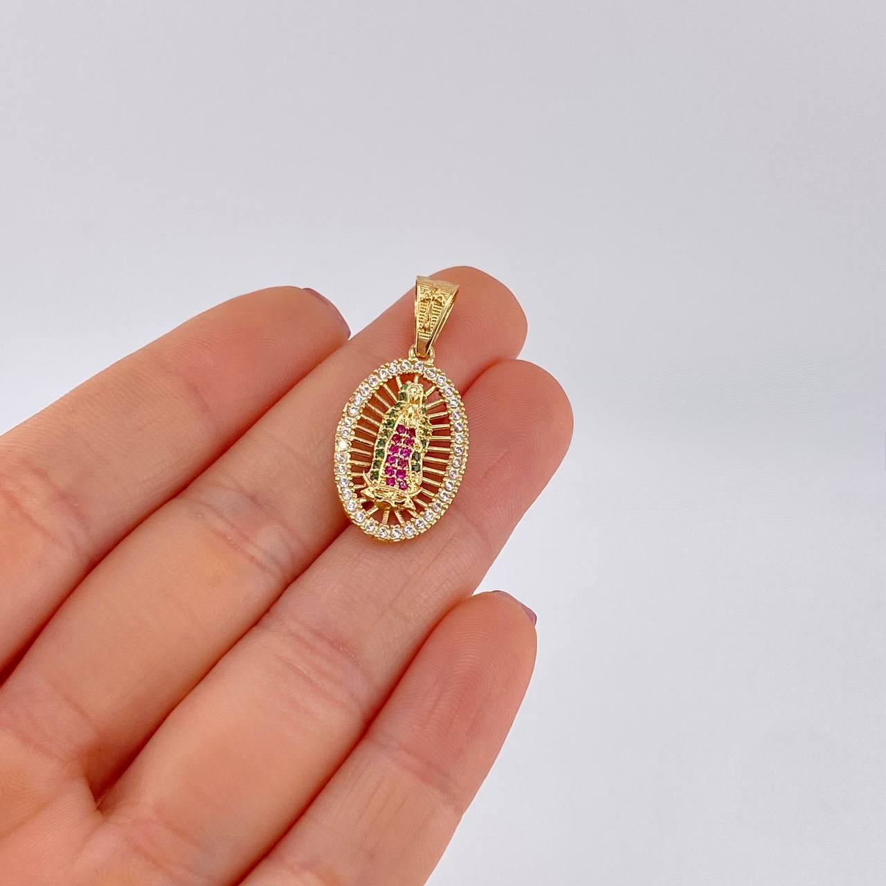 Dije Virgen de Guadalupe 3.45g / 3.3cm Oro Amarillo 18K