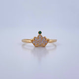 Anillo Corona Real 1.55gr / T7 / Oro 18K $