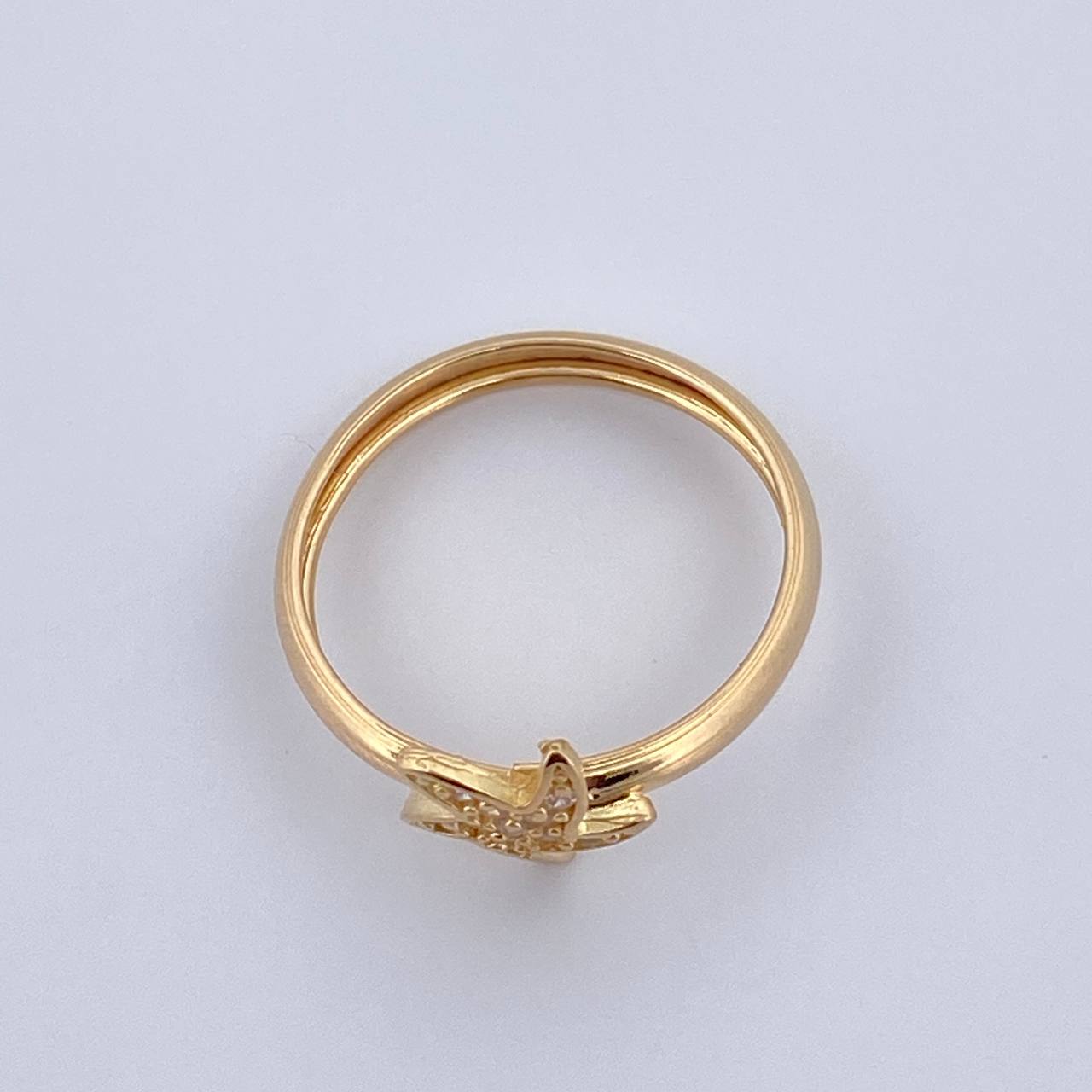 Anillo Estrella De Mar 1.05gr / T4 3/4 / Oro 18K $