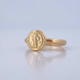 Anillo San Benito 1.05gr / T4 3/4 / Oro 18K $