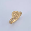 Anillo San Benito 1.05gr / T4 3/4 / Oro 18K $