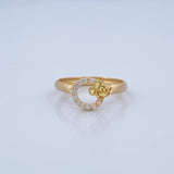 Anillo Circulo Raton 1.1gr / T5 3/4 / Oro 18K $