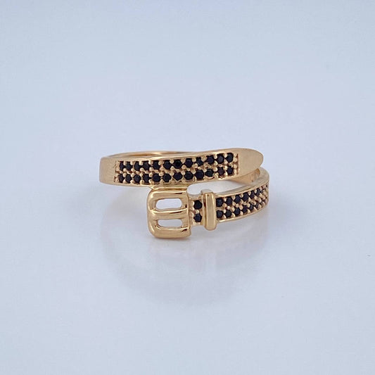 Anillo Cinturon 3.15gr / T7 1/4 / Oro 18K $