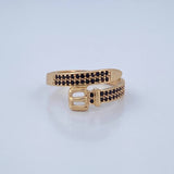 Anillo Cinturon 3.15gr / T7 1/4 / Oro 18K $