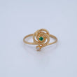 Anillo Rosa 1.45gr / T6 3/4 / Oro 18K $