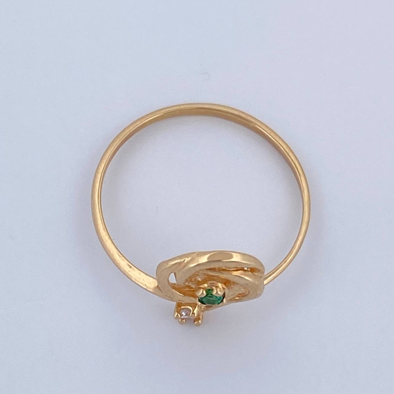 Anillo Rosa 1.45gr / T6 3/4 / Oro 18K $