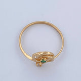 Anillo Rosa 1.45gr / T6 3/4 / Oro 18K $