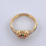 Anillo Flor 3gr / T6 3/4 / Oro 18K $