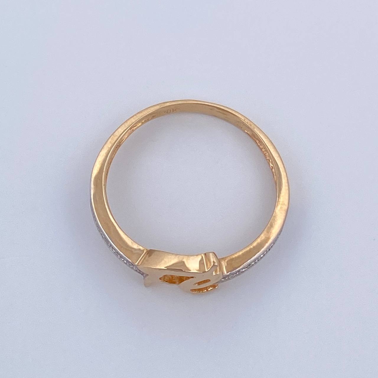 Anillo Fe 2.2gr / T6 1/2 / Oro 18K $
