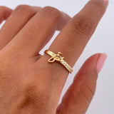 Anillo Fe 1.85gr / T5 3/4 / Oro 18K $