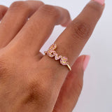 Anillo Love 1.7gr / T6 3/4 / Oro 18K $
