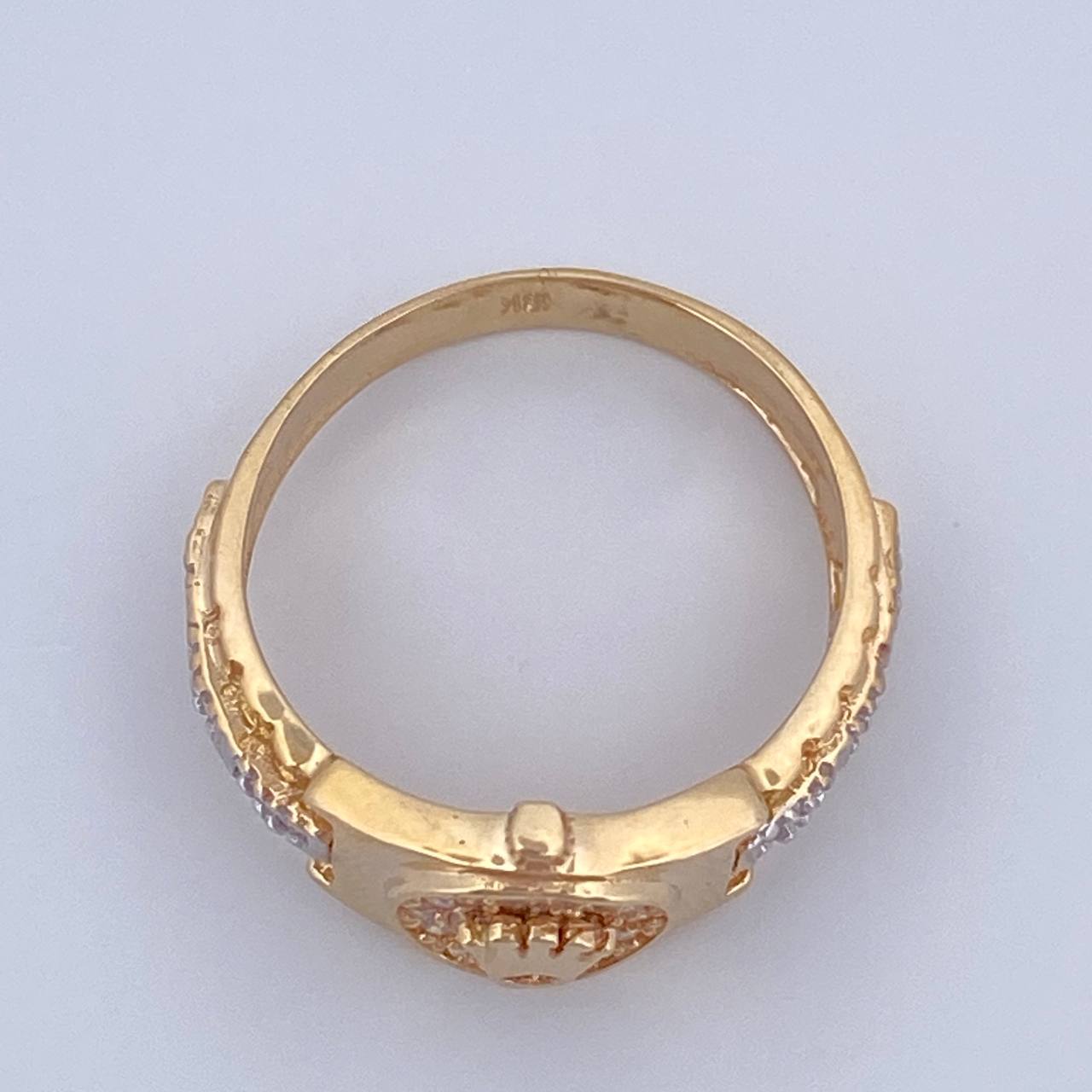 Anillo Correa Corona RX 3.65gr / T6 1/2 / Oro 18K $