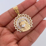 Dije Rostro Cristo 8.15gr / 3.6cm / Oro 18K $